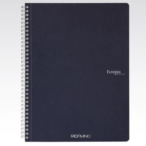 Maxiquaderno Ecoqua original - A4 - 90gr - 5mm - 70 fogli - blu scuro - spirala…