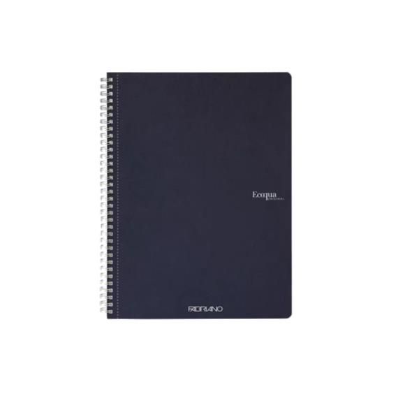 Maxiquaderno Ecoqua original - spiralato - A4 - 90gr - 1 rigo - 70 fogli - blu …