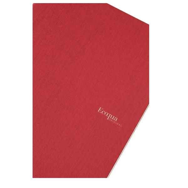Maxiquaderno Ecoqua original PM - A4 - 1 rigo - 40 fogli - rosso scuro - 90gr -…