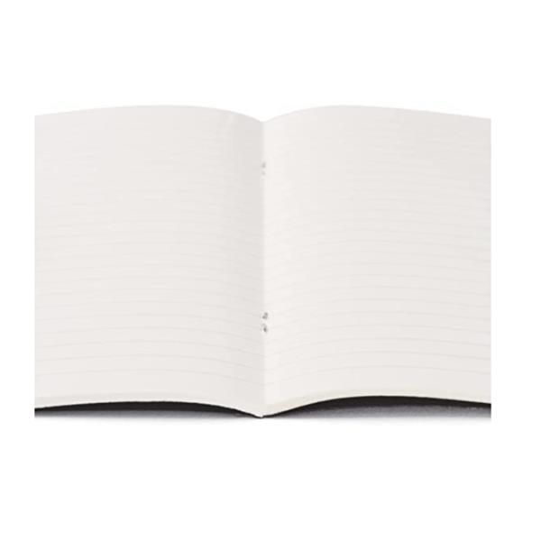 Maxiquaderno Ecoqua original PM - A4 - 1 rigo - 40 fogli - nero - 90gr - Fabria…