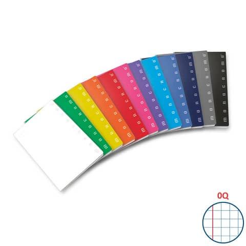 Maxiquaderno Monocromo - A4 - 5 mm c/margine - 42 fogli - 80gr - Pigna