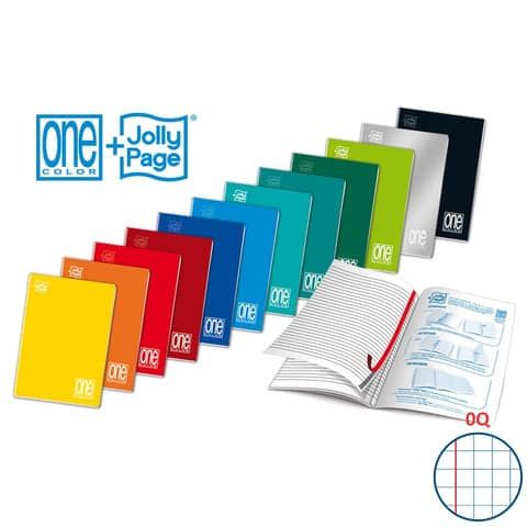 Maxiquaderno One Color - A4 - 5 mm c/margine - 20+1 fogli - 80 gr - Blasetti