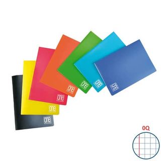 Maxiquaderno One Color - A4 - 5 mm c/margine - 20+1 fogli - 80 gr - copertina P…