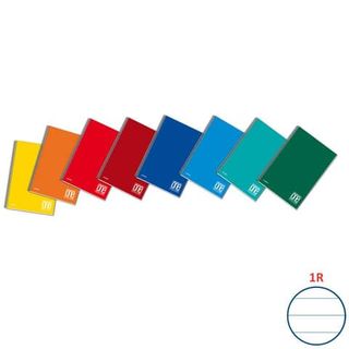 Maxiquaderno One Color - A4+ - 1 rigo - 60 fogli - 80gr - c/fori - spiralato - …