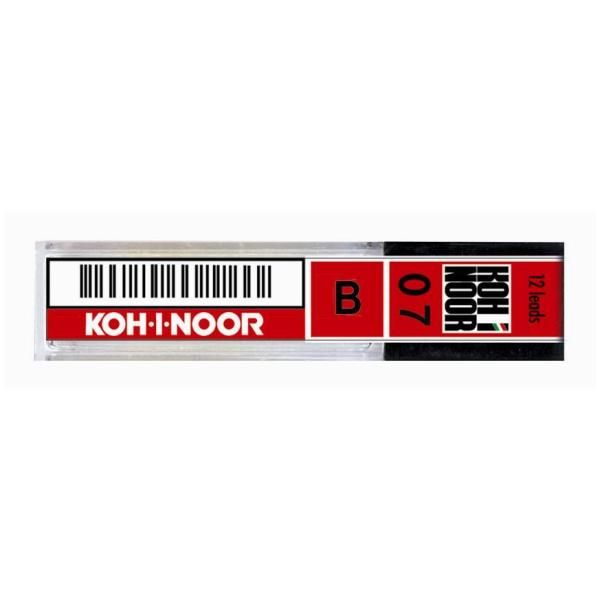 Micromine - mina 0,7mm - gradazione HB - Koh.I.Noor - astuccio 12 mine
