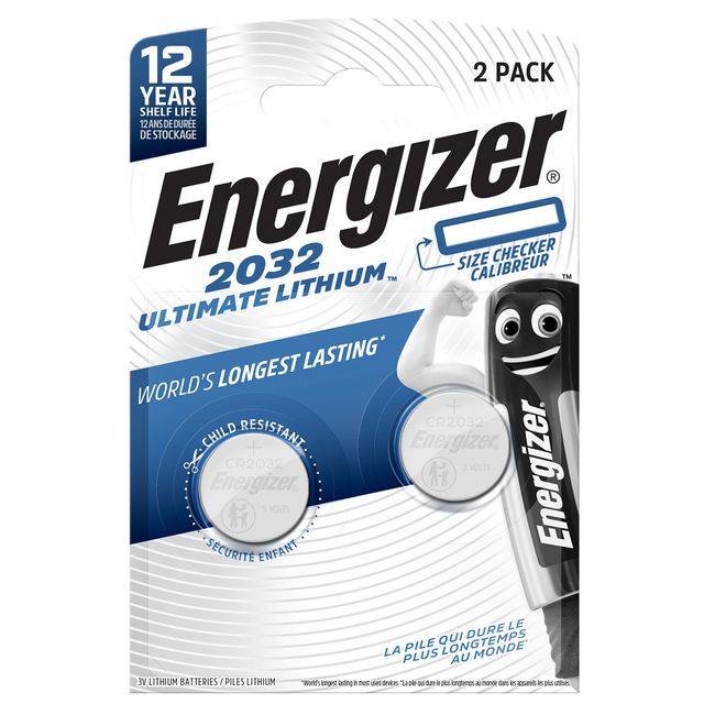 Micropila CR2032 - 3V - a pastiglia - Ultimate Lithium - Energizer - blister 2 …