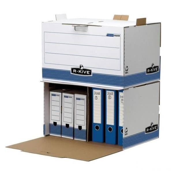 Bankers Box System - Scatola per archiviazione - per A4 - blu