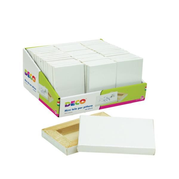 Mini tela - 6,3 x 9 cm - Deco - conf. 45 pezzi