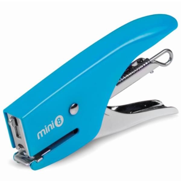 MiniCucitrice a pinza Fluo Mini 8 - azzurro - Iternet