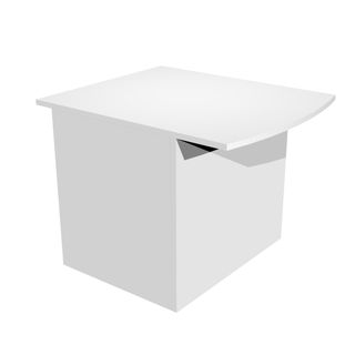 Modulo Prestige reception disabili - senza sopralzo - 80 x 97,5 x 72 cm - bianc…