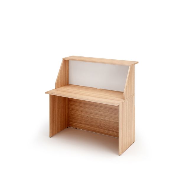 Modulo Prestige reception sopralzo/desktop - 120 x 76,1 x 117 cm - ciliegio ara…