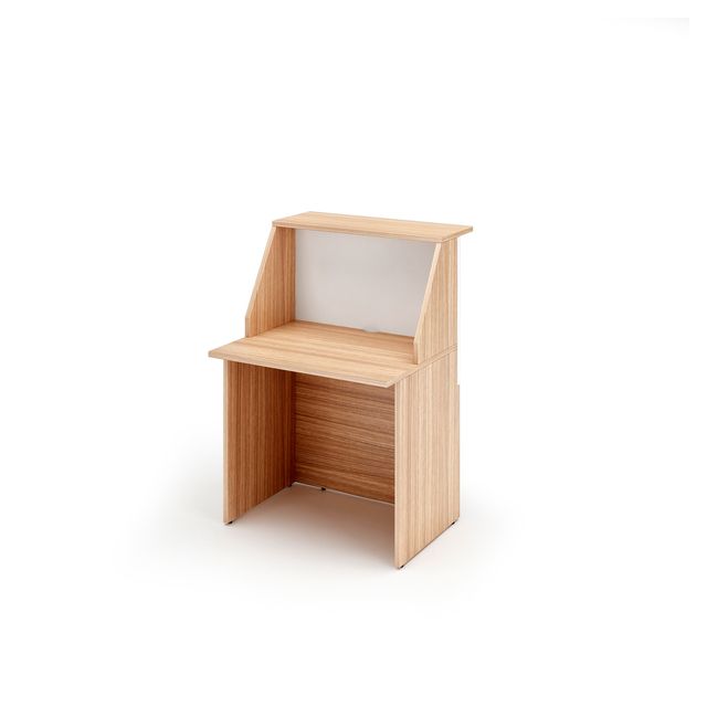 Modulo Prestige reception sopralzo/desktop - 80 x 76,1 x 117 cm - ciliegio arab…