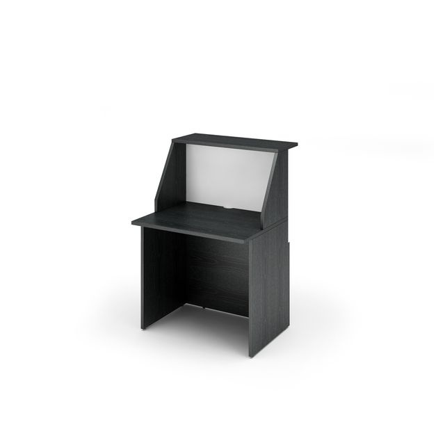 Modulo Prestige reception sopralzo/desktop - 80 x 76,1 x 117 cm - nero venato/b…