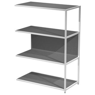 Modulo aggiuntivo per libreria Modular - 90 x 44 x 122 cm - struttura metal bia…
