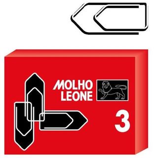 Molho Leone - Clip per carta - triangolare - No. 3 - 28 mm - acciaio galvanizza…