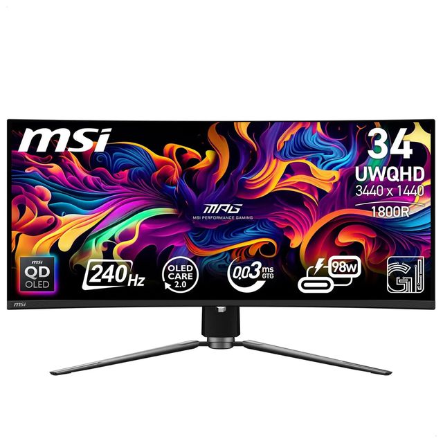 Monitor Desktop - MPG 341CQPX QD-OLED
