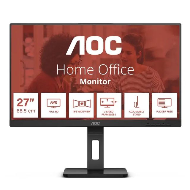 Monitor Essential line 27 Full HD IPS 16:9 75Hz Speakers vesa tilt reg alt pivo…