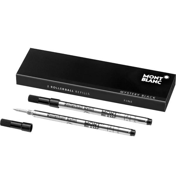 Montblanc - Refill - mystery black - fine (pacchetto di 2) - per Montblanc Meis…