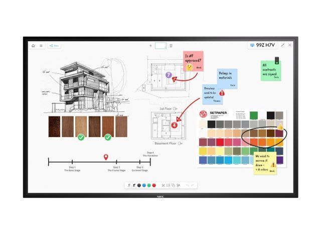 NEC MultiSync M751 IGB - 75" Categoria diagonale M Series Display LCD retroillu…