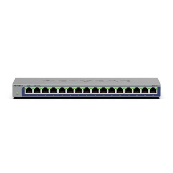 NETGEAR GS116, Non gestito, L2, Gigabit Ethernet (10/100/1000)