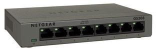 NETGEAR GS308v3 - Switch - unmanaged - 8 x 10/100/1000 - desktop, montaggio a p…