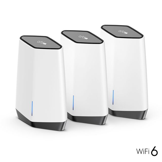 NETGEAR Orbi Pro SXK80B3 - Impianto Wi-Fi (router, 2 prolunghe) - fino a 6458 m…