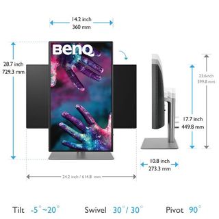 BenQ DesignVue PD2725U - Monitor a LED - 27" - 3840 x 2160 4K @ 60 Hz - IPS - 2…