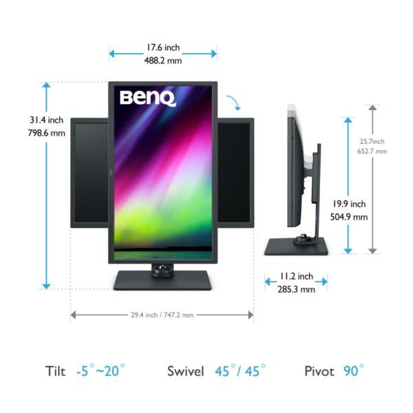 BenQ PhotoVue SW321C - Monitor a LED - 32" - 3840 x 2160 4K UHD (2160p) @ 60 Hz…