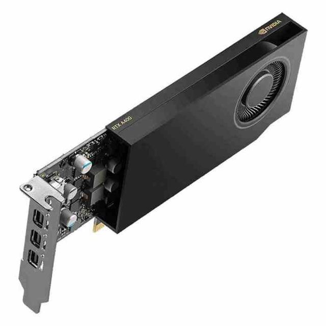 NVIDIA RTX A400 - Scheda grafica - RTX A400 - 4 GB GDDR6 - PCIe 4.0 x8 profilo …