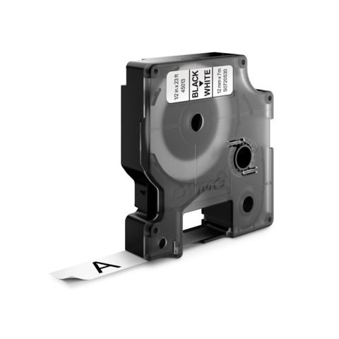 Nastro D1 standard 450130 - 12 mm x 7 mt - PL - nero/bianco - Dymo - value pack…