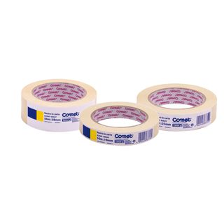 Nastro adesivo - 25 mm x 50 m - carta - beige - Comet
