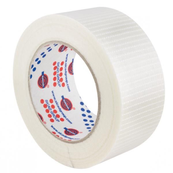 Nastro adesivo FG BD - rinforzato - 5 cm x 50 m - trasparente - Eurocel