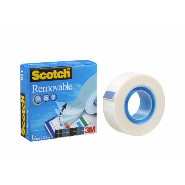 Nastro adesivo Magic 811 - 19 mm x 33 m - acrilico - trasparente - Scotch