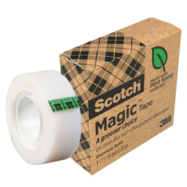 Nastro adesivo Magic 900 - 19 mm x 30 m - acrilico - trasparente - Scotch