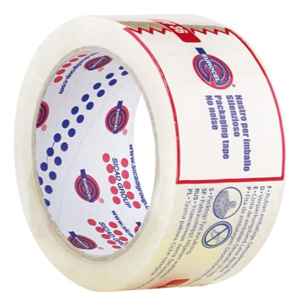Nastro adesivo PP36NN - 5 cm x 66 m - bianco - Eurocel