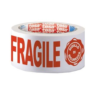 Nastro adesivo con scritta FRAGILE e SIGILLO DI SICUREZZA - PPL - 50 mm x 66 mt…