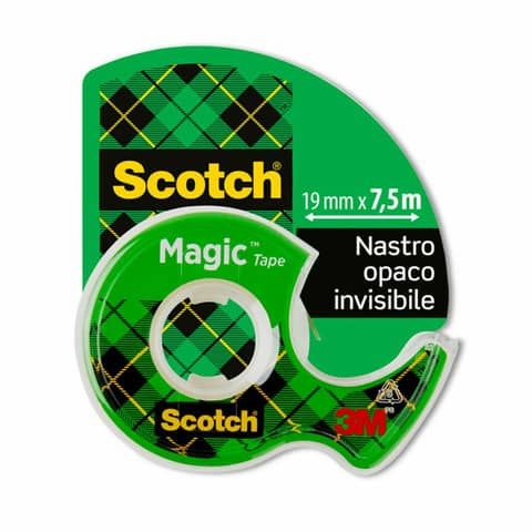 Nastro adesivo in chiocciola Magic 810 - 19 mm x 7,5 m - acrilico - trasparente…