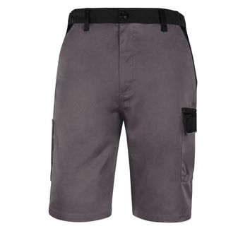 Bermuda da lavoro M1BE2 - taglia XL - twill/poliestere/cotone - grigio - Deltap…