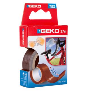 Nastro adesivo telato Tex - 19 mm x 2,7 m - marrone - Geko