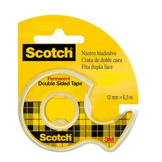 Nastro biadesivo in chiocciola 665 - 12 mm x 6,3 m - acrilico - trasparente - S…