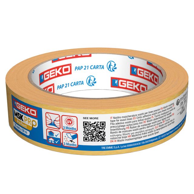 Nastro mascheratura PRO Perfect - per lavori di precisione - 2,5 cm x 50 m - ca…