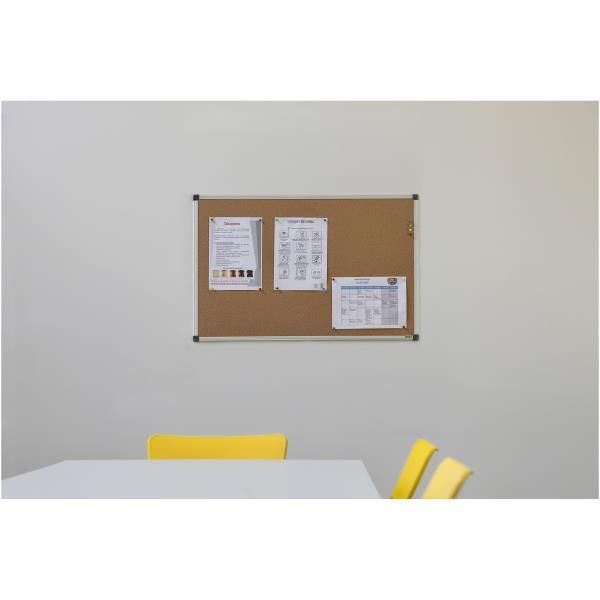 Bi-Office Maya - Bacheca - montabile a parete - 600 x 450 mm - sughero - non ma…