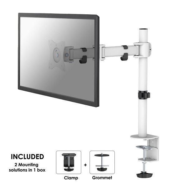 Neomounts NM-D135 - Kit montaggio - video full-motion - per display LCD - bianc…