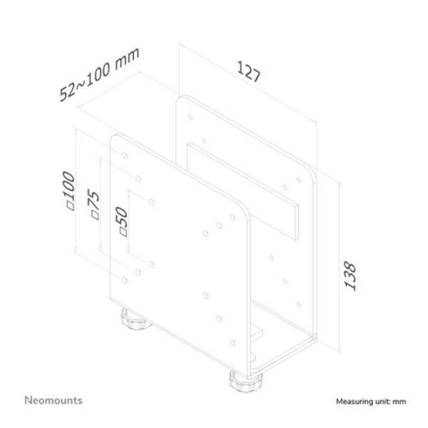 Neomounts THINCLIENT-20 - Componente di montaggio (supporto) - per thin client …