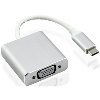 Nilox - Adattatore video - USB-C (M) a HD-15 (VGA) (F) - USB 3.1 - 10 cm - supp…