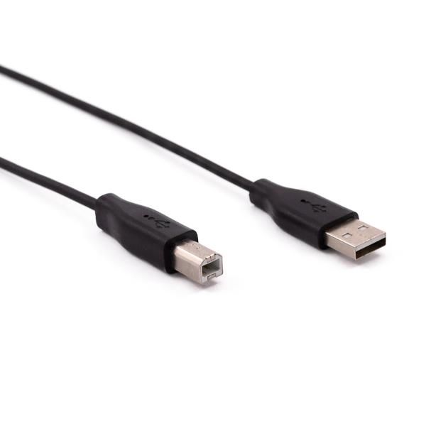 Nilox - Cavo USB - USB (M) a USB Tipo B (M) - USB 2.0 - 1.2 m - nero