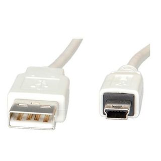 Nilox - Cavo USB - mini-USB Type B (M) a USB (M) - USB 2.0 - 1.8 m - bianco