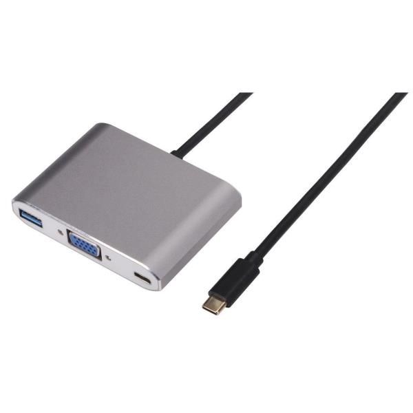 Nilox - Docking station - USB-C 3.1 - VGA