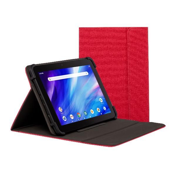 Nilox - Flip cover per tablet - poliestere - rosso - 9.7" - 10.5"