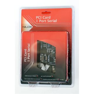 Nilox SCHEDA PCI 1 PORTA SERIALE, PCI, Seriale, 30 mm, 110 mm, 30 mm, 85 g